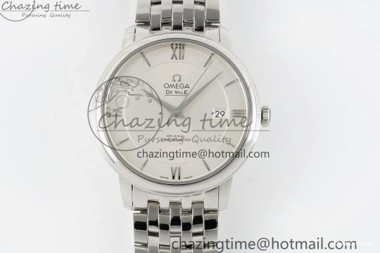 0319 De Ville SS TWF 1:1 Best Edition Silver Dial on SS Bracelet MIYOTA Practical 7836